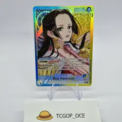 Boa Hancock Alt Art Leader OP14-041 One Piece Card TCG English Seven Warlords NM - Image 1