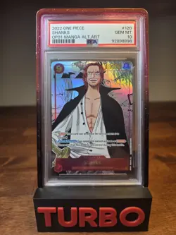 2024 One Piece The Best Shanks Manga Alt Art #OP01-120 PSA 10 - Image 1