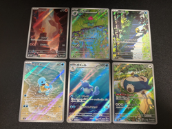 [US Duty Inc] 6set etc Charmander Art Rare NM Japanese Pokemon Card - Image 1
