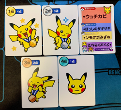 Pikachu Set Pokemon Taruka Playing Cards Game Nintendo #2196 - Image 1