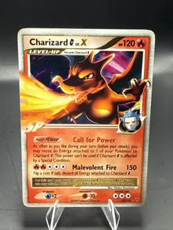 Pokemon TCG 2009 Charizard G LV.X Holo Card 143/147 Supreme Victors Rare - Image 1