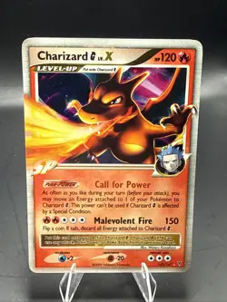 Pokemon TCG 2009 Charizard G LV.X Holo Card 143/147 Supreme Victors Rare - Image 2