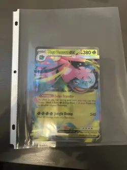 Pokemon TCG Mega Venusaur ex #013 Black Promo Star Jumbo Oversized Card 3D - Image 1