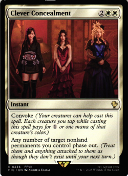 MTG Clever Concealment Commander: Final Fantasy Rare NM - Image 1