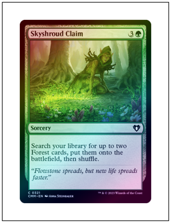 1x Skyshroud Claim, Foil, Magic the Gathering MTG NM - Image 1