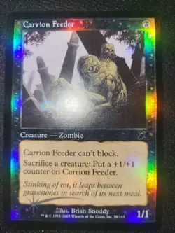 MTG Carrion Feeder FOIL Scourge Black Common - Image 1