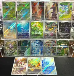Pokemon TCG Japanese Card Sv2a AR 18 Card Full Set Pikachu Bulbasaur Charmander - Image 1