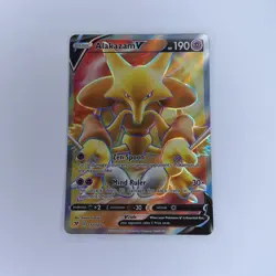 Pokemon Card TCG - Alakazam V 172/185 Full Art Vivid Voltage Near Mint - Image 1
