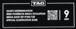 2025 Pokemon Mega Evolutionst 184/132 Lillie's Determination SIR TAG 9 (946) - Image 3