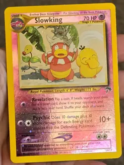 Pokemon Vintage Southern Islands Reverse Holo Slowking 14/18 Rare WotC Promo - Image 1