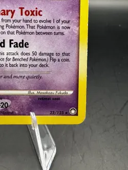 2007 Pokemon Crobat LV. 45 23/123 Mysterious Treasures RARE - (Vintage) - Image 5