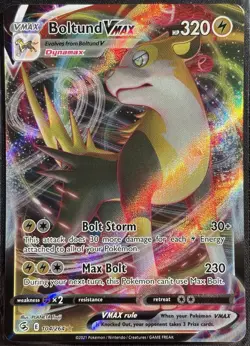 Boltund VMAX 104/264 - Ultra Rare Fusion Strike Pokemon TCG 2021 - NM Card - Image 1