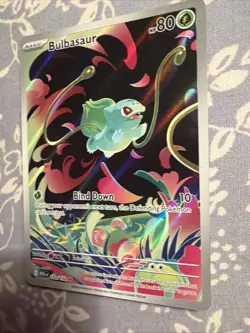 Pokemon TCG Bulbasaur Mega Evolutions 133/132 Illustration Card - Image 2