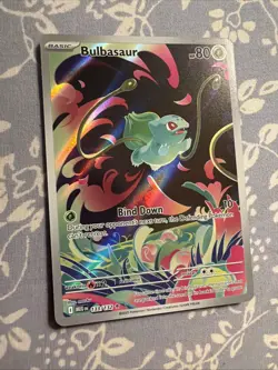 Pokemon TCG Bulbasaur Mega Evolutions 133/132 Illustration Card - Image 3
