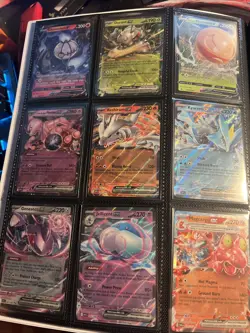 🔥Pokemon Card Lot Binder 272 Cards EX’s w Full Art, promo Etc Holos Collection - Image 2