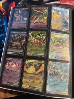 🔥Pokemon Card Lot Binder 272 Cards EX’s w Full Art, promo Etc Holos Collection - Image 4