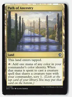 Path of Ancestry C Normal Commander: Lorwyn Eclipsed 158 NM Miscut - Image 1