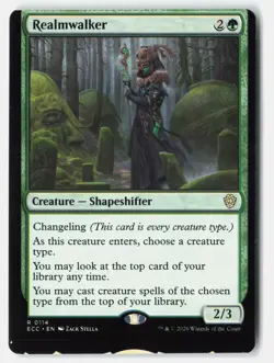 Realmwalker R Normal Commander: Lorwyn Eclipsed 114 NM Miscut - Image 1