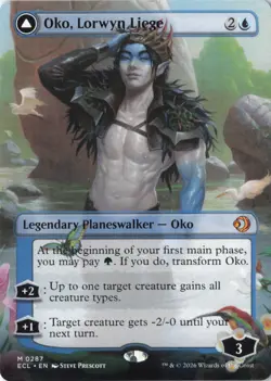 Oko, Lorwyn Liege (Borderless) Lorwyn Eclipsed Normal NM 287 - Image 1