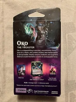 Magic The Gathering Throne of Eldraine Oko, The Trickster Planeswalker Deck - Image 2