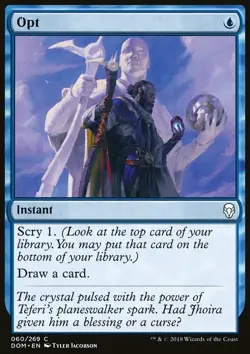 Magic the Gathering MTG Opt (60) Dominaria NM - Image 1