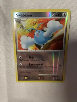 Pokemon Card 2009 Platinum - Swablu 97/127 Reverse Holo - Image 4