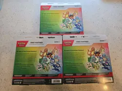 Pokemon First Partner Illustration Collection Series 1 (Lot of 3) Sealed In Hand - Image 2