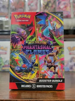 Pokemon Mega Evolution Phantasmal Flames Booster Bundle Sealed - Image 1