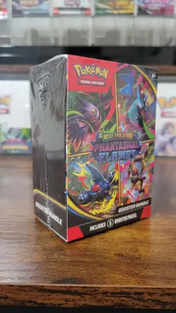 Pokemon Mega Evolution Phantasmal Flames Booster Bundle Sealed - Image 3