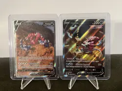 Pokemon TCG: Drapion V GG49, Hoopa V GG53; Crown Zenith Ultra Rare Full Arts - Image 1