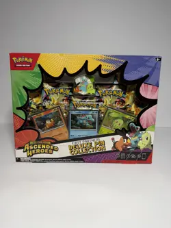 Pokemon TCG Ascended Heroes First Partners Deluxe Pin Collection Sealed In Hand - Image 1