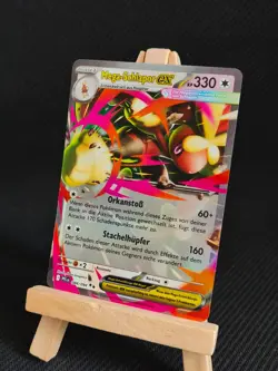 Pokemon Mega-Schlapor ex 084/094 Double Rare Fatale Flammen NM Deutsch - Image 2