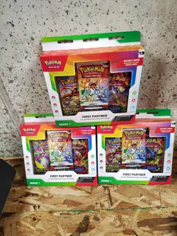 Pokemon First Partner Illustration Collection Series 1 (Lot of 3) SEALED - Image 2