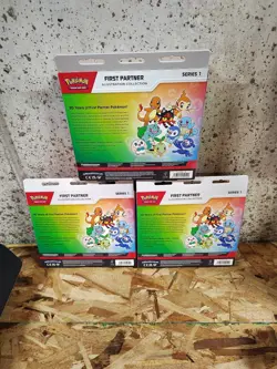 Pokemon First Partner Illustration Collection Series 1 (Lot of 3) SEALED - Image 3