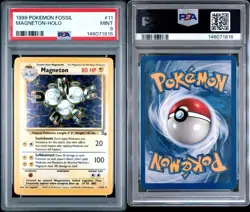 1999 Pokemon Fossil - Magneton 11/62 - Holo - PSA Graded: 9 - Image 3