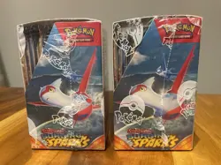 (2) Pokemon Surging Sparks Sealed Half Booster Boxes - 36 Packs (No Holes/Tears) - Image 3
