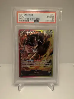 One Piece CCG Ultra Deck the Three Brothers Foil, Leader #ST13-001, Sabo - Image 1
