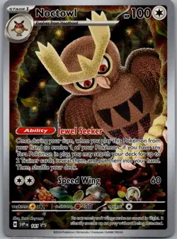 Noctowl 141 SVP Illustration Rare Pokemon Card SV: Scarlet & Violet Promo - Image 1