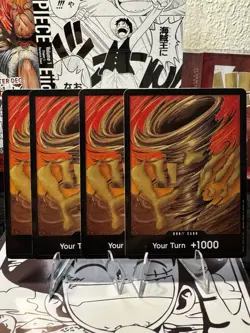 Bandai One Piece Card Game DON!! Card (Crocodile) Foil 4 Cards - Image 1