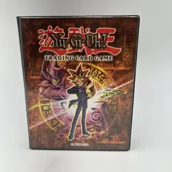 14 Page 4 Card Slot Yugioh Binder w/mixed Yugioh Cards, Some 1st Edition 1996 - Image 1