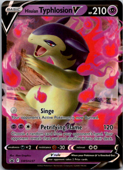 Hisuian Typhlosion V - SWSH237 - Pokemon Sword & Shield Promo Ultra Rare Card NM - Image 1