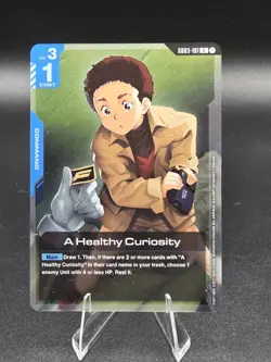 A Healthy Curiosity Foil - GD03-101 - Gundam TCG Card Game English NM - Image 1
