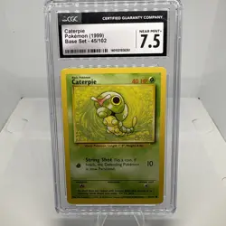 1999 Caterpie - Base Set - 45/102 - Pokemon Trading Card Game NM TCG - Image 1