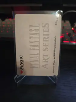 Nibelheim Aflame Art Series 35/53 (Gold Stamped Signature) MTG Final Fantasy NM - Image 3