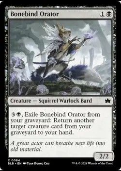 X 1 Bonebind Orator NM 084 Bloomburrow MTG Magic The Gathering - Image 1