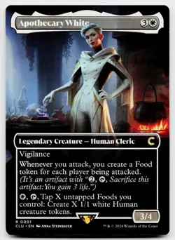 MTG Apothecary White (Borderless) R Ravnica: Clue Edition 1 LP - Image 1