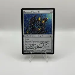 MtG Single - Darksteel: Darksteel Gargoyle (Signed: Ron Spencer) -N2 - Image 1
