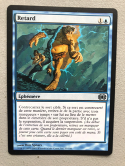 Mtg Carte Magic Future Sight Delay Retard French LP - Image 1