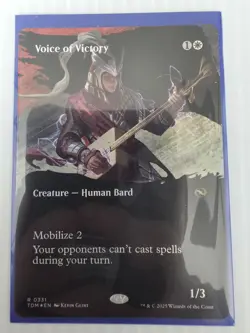 Voice of Victory (Borderless) #331 Tarkir: Dragonstorm Foil - Image 1