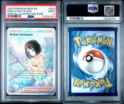 Pokemon TCG Erika's Invitation 203/165 SIR Scarlet & Violet 151 PSA 10 - Image 3